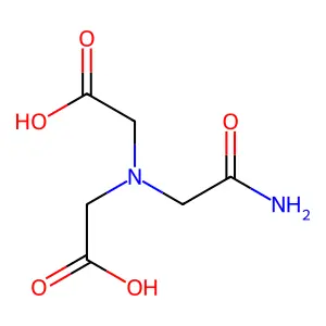 N-(氨基甲酰基甲基)亚氨基二乙酸 structure
