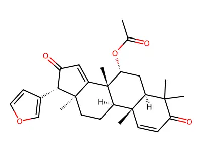 Azadiradione structure