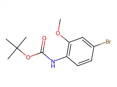 4-Bromo-2-methoxy-N-Boc-aniline structure