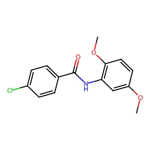 4-氯-N-(2,5-二甲氧基苯基)苯甲酰胺 structure