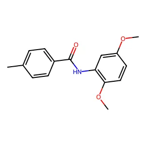 N-(2,5-二甲氧基苯基)-4-甲基苯甲酰胺 structure