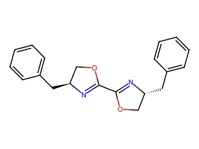 rel-(R,S)-4,4'-DiBenzyl-4,4',5,5'-tetrahydro-2,2'-bioxazole structure