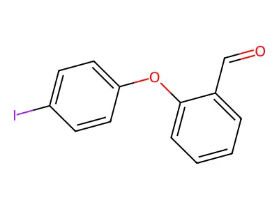 2-(4-Iodophenoxy)benzaldehyde structure
