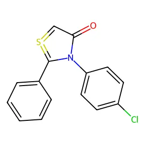 3-(4-Chlorophenyl)-2-phenylthiazol-3-ium-4-olate structure