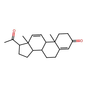 11-脱氢孕酮 structure