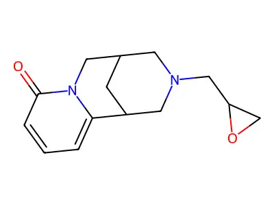 1,2,3,4,5,6-Hexahydro-3-(2-oxiranylmethyl)-1,5-methano-8H-pyrido[1,2-a][1,5]diazocin-8-one structure
