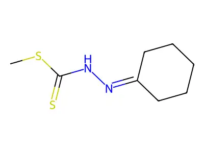 methyl N-(cyclohexylideneamino)carbamodithioate structure