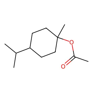 Cyclohexanol, 1-methyl-4-(1-methylethyl)-, 1-acetate structure