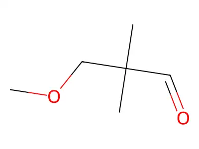 3-Methoxy-2,2-dimethylpropionaldehyde structure
