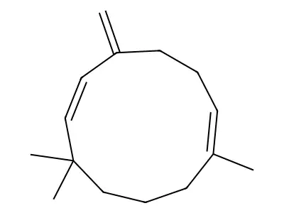 gamma-Humulene structure