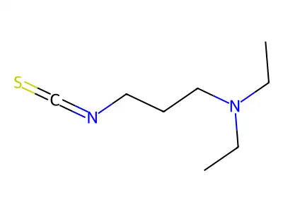 3-(Diethylamino)propyl isothiocyanate structure