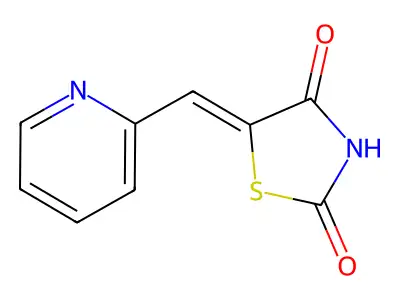 5-Pyridin-2-ylmethylene-thiazolidine-2,4-dione structure