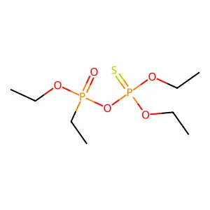 Phosphonic acid, diethyl-, anhydride with diethyl phosphorothionate structure