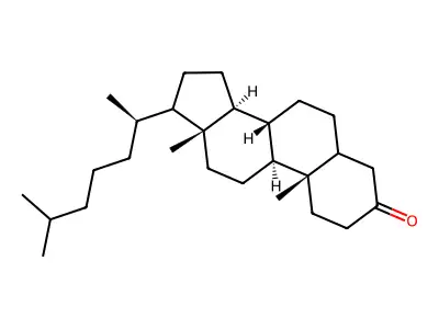 Cholestanone structure