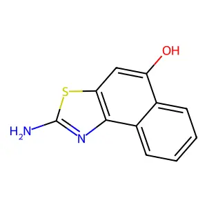 Naphtho[1,2-d]thiazol-5-ol, 2-amino- structure