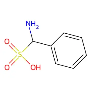 Amino(phenyl)methanesulfonic acid structure