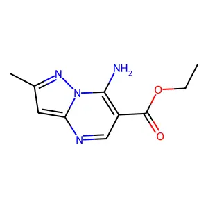 Ethyl 7-amino-2-methylpyrazolo[1,5-a]pyrimidine-6-carboxylate structure