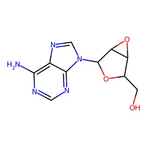 腺苷2',3'-核糖环氧化物 structure