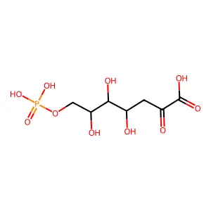 3-脱氧-D-阿糖基庚糖酮酸-7-磷酸 structure