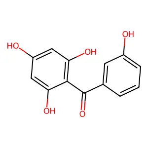 2,3',4,6-Tetrahydroxybenzophenone structure