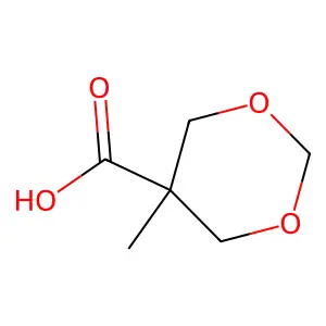 5-methyl-1,3-dioxane-5-carboxylic Acid structure