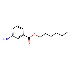 Hexyl 3-aminobenzoate structure
