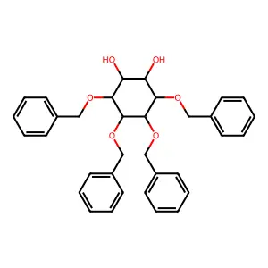 3,4,5,6-Tetrakis(benzyloxy)-1,2-cyclohexanediol structure