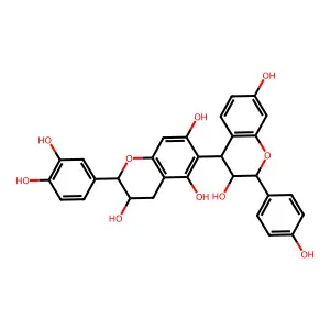 Guibourtinidol-(4alpha->6)-catechin structure