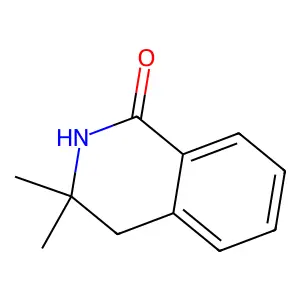 3,3-dimethyl-3,4-dihydroisoquinolin-1(2H)-one structure