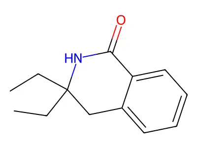 3,3-Diethyl-3,4-dihydro-1(2H)-isoquinolinone structure