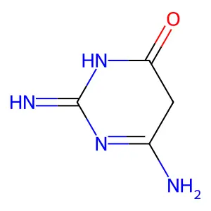2,6-Diamino-5H-pyrimidin-4-one structure