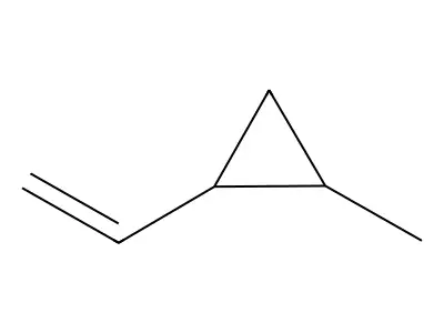 cis-2-Methyl-1-vinylcyclopropane structure