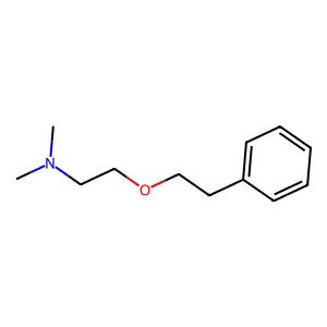 N,N-二甲基-2-(苯乙氧基)乙胺 structure
