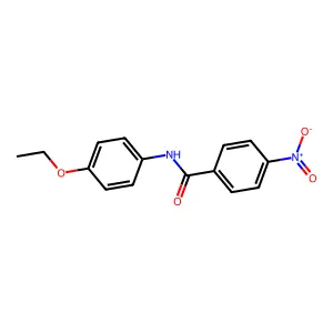 N-(4-乙氧基苯基)-4-硝基苯甲酰胺 structure