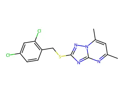 C14H12Cl2N4S structure