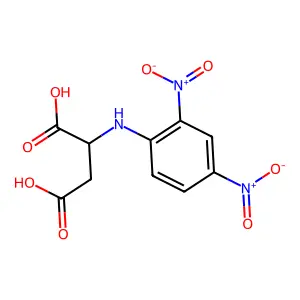 2,4-二硝基苯基-DL-天冬氨酸 structure