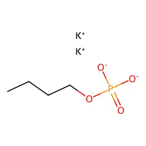 磷酸丁基二钾 structure