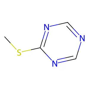 2-(Methylthio)-1,3,5-triazine structure