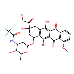 N-Trifluoroacetyladriamycin structure