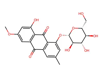 Physcion 1-O-beta-D-glucoside structure
