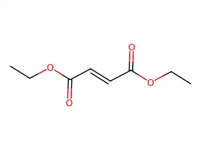 Diethyl fumarate structure