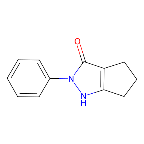 2-Phenyl-1,4,5,6-tetrahydrocyclopenta[c]pyrazol-3-one structure