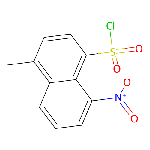 4-Methyl-8-nitronaphthalene-1-sulfonyl chloride structure