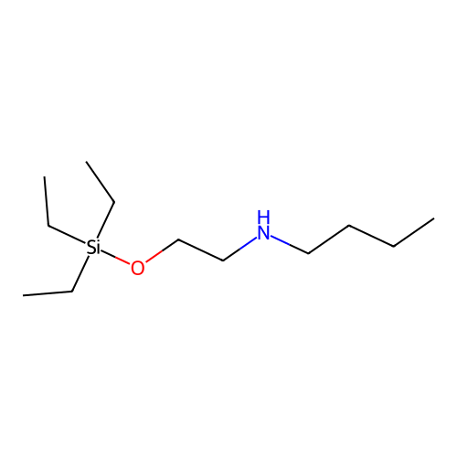 Butylamine, N-(2-(triethylsiloxy)ethyl)- structure
