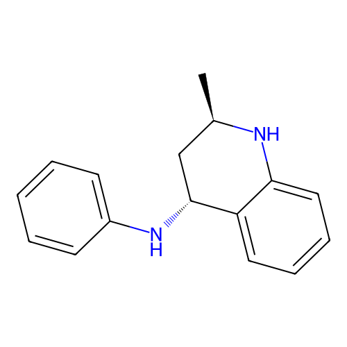 (2R,4R)-2-methyl-N-phenyl-1,2,3,4-tetrahydroquinolin-4-amine structure