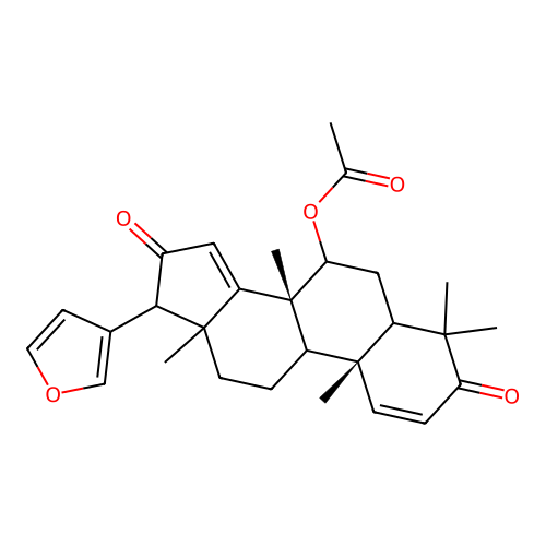 Azadiradione structure