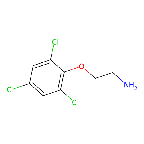 2-(2-Aminoethoxy)-1,3,5-trichlorobenzene structure