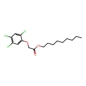 Nonyl (2,4,5-trichlorophenoxy)acetate structure