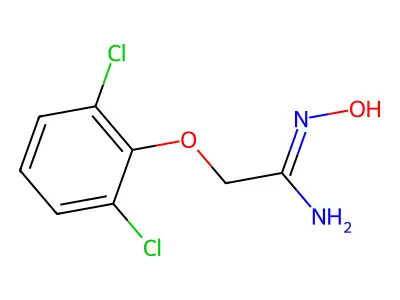 2-(2,6-dichlorophenoxy)-N'-hydroxyethanimidamide structure