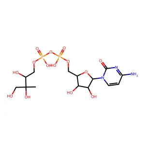 4-Diphosphocytidyl-2-C-methyl-D-erythritol structure